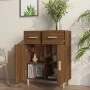 Aparador madera contrachapada marrón roble 69,5x34x89 cm de vidaXL, Aparadores - Ref: Foro24-817359, Precio: 69,43 €, Descuen...