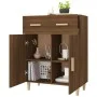 Aparador madera contrachapada marrón roble 69,5x34x89 cm de vidaXL, Aparadores - Ref: Foro24-817359, Precio: 69,43 €, Descuen...