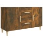 Aparador madera de ingeniería roble ahumado 100x36x60 cm de vidaXL, Aparadores - Ref: Foro24-817465, Precio: 76,96 €, Descuen...