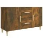 Smoked oak engineered wood sideboard 100x36x60 cm by vidaXL, Sideboards - Ref: Foro24-817465, Price: 76,05 €, Discount: %