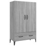 Aparador alto de madera contrachapada gris Sonoma 70x31x115 cm de vidaXL, Aparadores - Ref: Foro24-817475, Precio: 99,32 €, D...