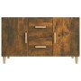 Aparador madera de ingeniería roble ahumado 100x36x60 cm de vidaXL, Aparadores - Ref: Foro24-817465, Precio: 76,96 €, Descuen...