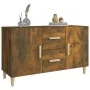 Smoked oak engineered wood sideboard 100x36x60 cm by vidaXL, Sideboards - Ref: Foro24-817465, Price: 76,05 €, Discount: %