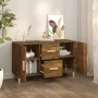 Smoked oak engineered wood sideboard 100x36x60 cm by vidaXL, Sideboards - Ref: Foro24-817465, Price: 76,05 €, Discount: %