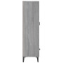 Aparador alto de madera contrachapada gris Sonoma 70x31x115 cm de vidaXL, Aparadores - Ref: Foro24-817475, Precio: 99,32 €, D...