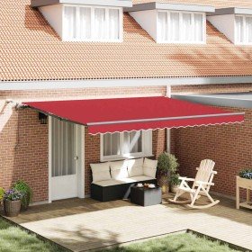 Tela de toldo con Rojo 450 x 300 cm Poliéster en Toldos | Comprar online en Foru.es