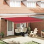 Toldo Retráctil Rojo 450 x 300 cm Poliéster y metal en Toldos | Comprar online en Foru.es