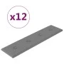 Wandpaneele 12 Stück graues Kunstleder 60x15 cm 1,08 m² von vidaXL, Wandverkleidung - Ref: Foro24-343984, Preis: 28,00 €, Rab...