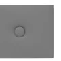 Wall panels 12 pcs gray synthetic leather 60x15 cm 1.08 m² by vidaXL, Wall covering - Ref: Foro24-343984, Price: 28,00 €, Dis...