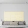 Paneles de pared 12 uds cuero sintético crema 60x30 cm 2,16 m² de vidaXL, Recubrimiento de paredes - Ref: Foro24-343989, Prec...