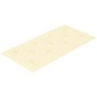 Paneles de pared 12 uds cuero sintético crema 60x30 cm 2,16 m² de vidaXL, Recubrimiento de paredes - Ref: Foro24-343989, Prec...