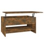 Mesa de centro madera contrachapada roble ahumado 80x50x40 cm de vidaXL, Mesas de centro - Ref: Foro24-819296, Precio: 75,72 ...