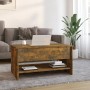 Mesa de centro madera contrachapada roble ahumado 80x50x40 cm de vidaXL, Mesas de centro - Ref: Foro24-819296, Precio: 75,72 ...