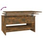 Mesa de centro madera contrachapada roble ahumado 80x50x40 cm de vidaXL, Mesas de centro - Ref: Foro24-819296, Precio: 75,72 ...