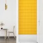 Paneles de pared 12 uds terciopelo amarillo 90x15 cm 1,62 m² de vidaXL, Recubrimiento de paredes - Ref: Foro24-344111, Precio...
