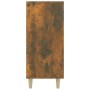 Aparador de madera de ingeniería roble ahumado 90x34x80 cm de vidaXL, Aparadores - Ref: Foro24-817459, Precio: 82,38 €, Descu...