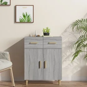 Aparador de madera contrachapada gris Sonoma 69,5x34x89 cm de vidaXL, Aparadores - Ref: Foro24-817358, Precio: 62,56 €, Descu...
