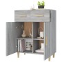 Aparador de madera contrachapada gris Sonoma 69,5x34x89 cm de vidaXL, Aparadores - Ref: Foro24-817358, Precio: 70,17 €, Descu...