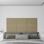 Wall panels 12 pcs cappuccino PE leather 60x30 cm 2.16 m² by vidaXL, Wall covering - Ref: Foro24-343992, Price: 55,01 €, Disc...