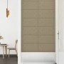 Wall panels 12 pcs cappuccino PE leather 60x30 cm 2.16 m² by vidaXL, Wall covering - Ref: Foro24-343992, Price: 55,01 €, Disc...