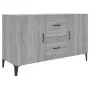 Sonoma gray engineered wood sideboard 100x36x60 cm by vidaXL, Sideboards - Ref: Foro24-817469, Price: 92,59 €, Discount: %