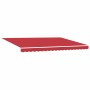Toldo Retráctil Manual Rojo 450 x 350 cm Poliéster y Acero en Toldos | Comprar online en Foru.es