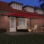 Toldo Retráctil con luces de tiras LED Rojo 450 x 350 cm tela en Toldos | Comprar online en Foru.es