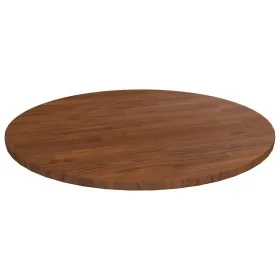 Round oak wood table top in dark brown Ø50x1.5cm by vidaXL, Table tops - Ref: Foro24-342967, Price: 36,98 €, Discount: %