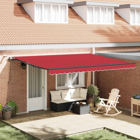 Tela de toldo con Rojo 450 x 350 cm Poliéster en Toldos | Comprar online en Foru.es