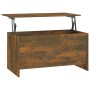 Mesa de centro contrachapada roble ahumado 102x55,5x52,5 cm de vidaXL, Mesas de centro - Ref: Foro24-819266, Precio: 60,98 €,...