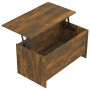 Mesa de centro contrachapada roble ahumado 102x55,5x52,5 cm de vidaXL, Mesas de centro - Ref: Foro24-819266, Precio: 60,98 €,...