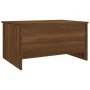 Mesa de centro madera contrachapada roble marrón 80x55,5x41,5cm de vidaXL, Mesas de centro - Ref: Foro24-819271, Precio: 46,4...
