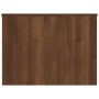 Mesa de centro madera contrachapada roble marrón 80x55,5x41,5cm de vidaXL, Mesas de centro - Ref: Foro24-819271, Precio: 46,4...