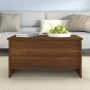 Mesa de centro madera contrachapada roble marrón 80x55,5x41,5cm de vidaXL, Mesas de centro - Ref: Foro24-819271, Precio: 46,4...