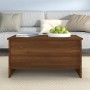 Mesa de centro madera contrachapada roble marrón 80x55,5x41,5cm de vidaXL, Mesas de centro - Ref: Foro24-819271, Precio: 46,4...