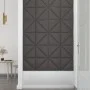 Wandpaneele 12 Stück Kunstleder grau 30x30 cm 0,54 m² von vidaXL, Wandverkleidung - Ref: Foro24-343942, Preis: 20,50 €, Rabat...