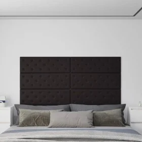 Wandpaneele 12 Stück schwarzes Kunstleder 90x30 cm 3,24 m² von vidaXL, Wandverkleidung - Ref: Foro24-344002, Preis: 75,70 €, ...