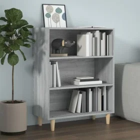 Aparador de madera contrachapada gris Sonoma 69,5x32,5x90 cm de vidaXL, Aparadores - Ref: Foro24-817376, Precio: 51,33 €, Des...