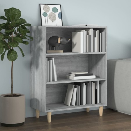 Aparador de madera contrachapada gris Sonoma 69,5x32,5x90 cm de vidaXL, Aparadores - Ref: Foro24-817376, Precio: 51,79 €, Des...
