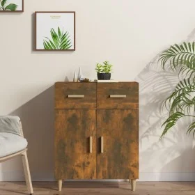 Aparador madera contrachapada roble ahumado 69,5x34x89 cm de vidaXL, Aparadores - Ref: Foro24-817357, Precio: 67,40 €, Descue...