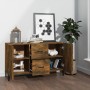 Aparador madera de ingeniería roble ahumado 100x36x60 cm de vidaXL, Aparadores - Ref: Foro24-817468, Precio: 84,75 €, Descuen...