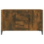 Aparador madera de ingeniería roble ahumado 100x36x60 cm de vidaXL, Aparadores - Ref: Foro24-817468, Precio: 84,75 €, Descuen...