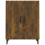 Aparador madera contrachapada color roble ahumado 70x34x90 cm de vidaXL, Aparadores - Ref: Foro24-817330, Precio: 70,17 €, De...