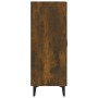 Aparador madera contrachapada color roble ahumado 70x34x90 cm de vidaXL, Aparadores - Ref: Foro24-817330, Precio: 70,17 €, De...