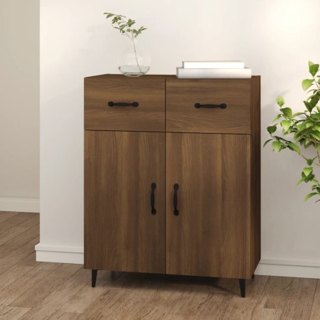 Aparador de madera de ingeniería marrón roble 69,5x34x90 cm de vidaXL, Aparadores - Ref: Foro24-817362, Precio: 71,90 €, Desc...
