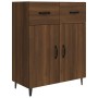 Aparador de madera de ingeniería marrón roble 69,5x34x90 cm de vidaXL, Aparadores - Ref: Foro24-817362, Precio: 71,90 €, Desc...