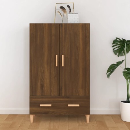 Aparador alto de madera contrachapada marrón roble 70x31x115 cm de vidaXL, Aparadores - Ref: Foro24-817473, Precio: 85,73 €, ...