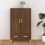 Aparador alto de madera contrachapada marrón roble 70x31x115 cm de vidaXL, Aparadores - Ref: Foro24-817473, Precio: 85,73 €, ...