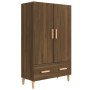 Aparador alto de madera contrachapada marrón roble 70x31x115 cm de vidaXL, Aparadores - Ref: Foro24-817473, Precio: 85,73 €, ...