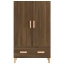 Aparador alto de madera contrachapada marrón roble 70x31x115 cm de vidaXL, Aparadores - Ref: Foro24-817473, Precio: 85,73 €, ...